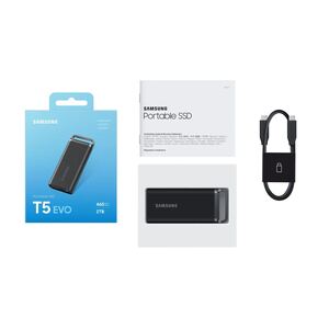 T5 EVO 2 TB USB 3.2 Gen 1 (5Gbps) (bis zu 460 MB/s / 460 MB/s) Portable Solid State Drive (PSSD) (MU-PH2T0S/EU)