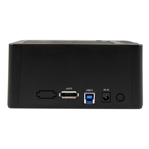 2-fach USB 3.0 / eSATA Festplatten Dockingstation mit UASP für 2,5/3,5" SSD / HDD