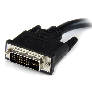 DVI auf VGA Adapterkabel Stecker/Buchse schwarz 0,2m