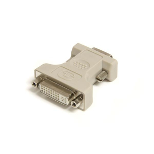 DVI auf VGA Adapter Stecker/Buchse beige
