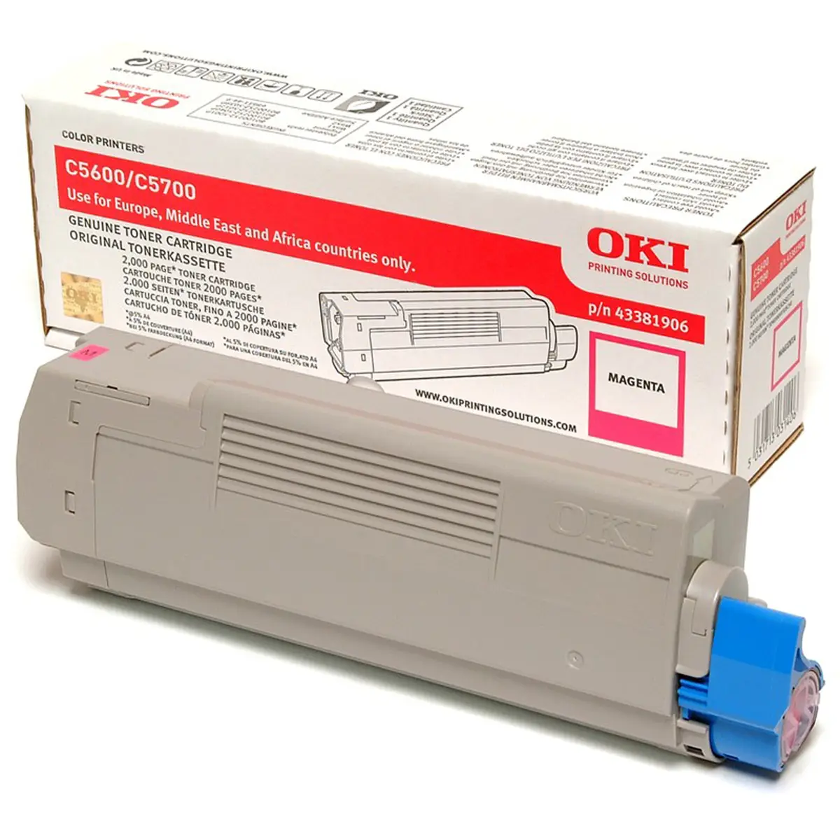 Toner 43381906 ca. 2000 Seiten magenta