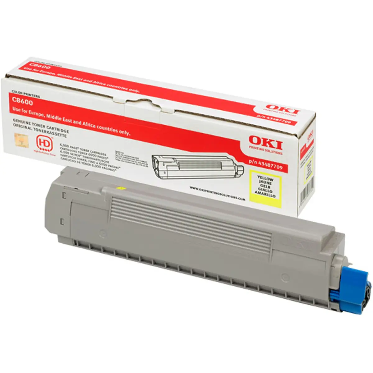 Toner 43487709 ca. 6000 Seiten gelb
