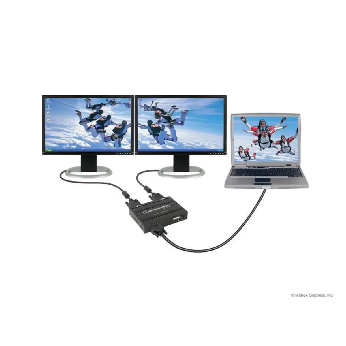 DualHead 2Go Digital Edition Dual DVI-Splitter für PC/Notebook