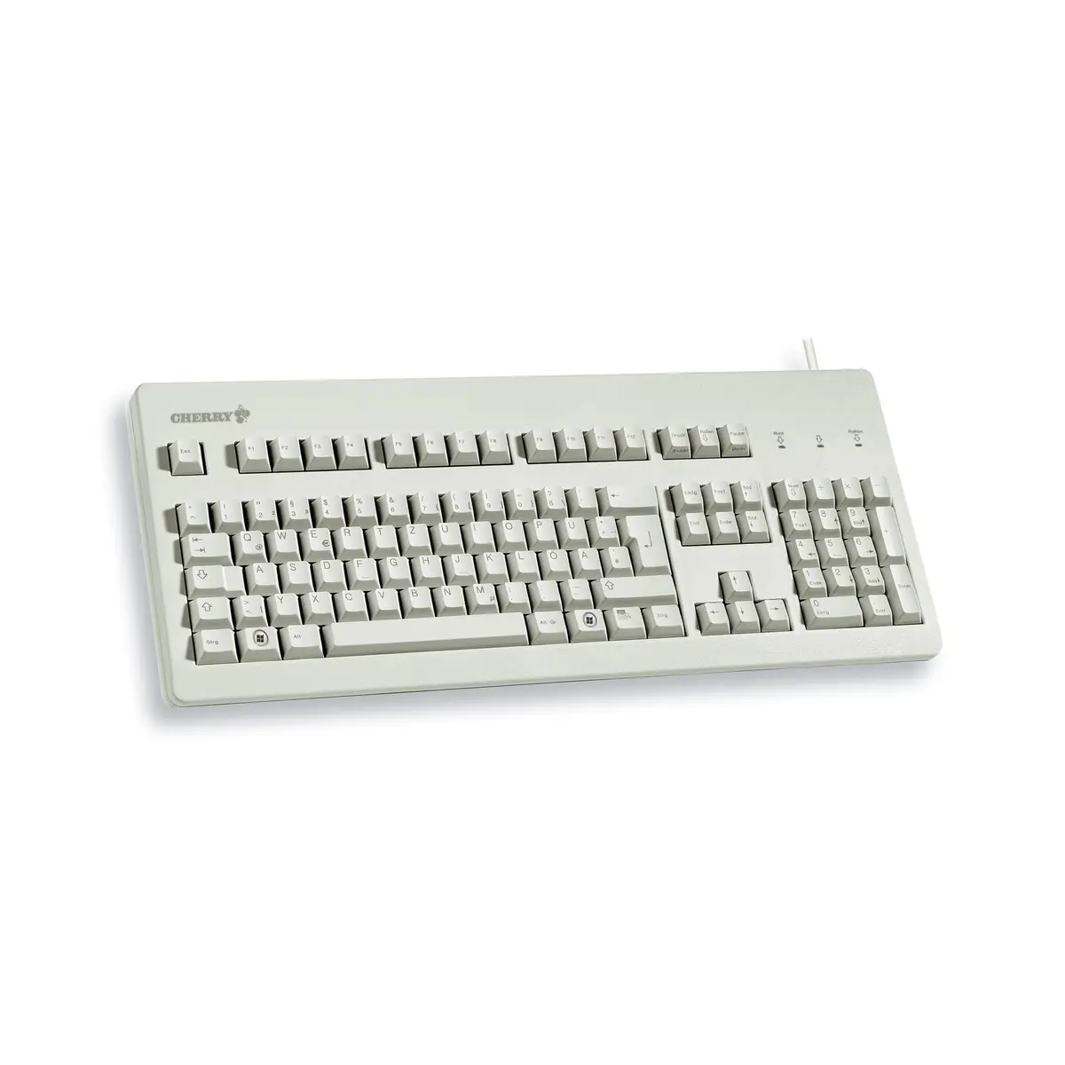 Tastatur G80-3000 PS/2/USB grau Tastatur-Layout Deutsch