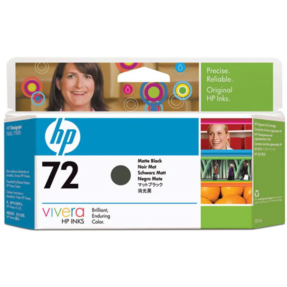 Ink Cartridge Nr. 72 Vivera black mat