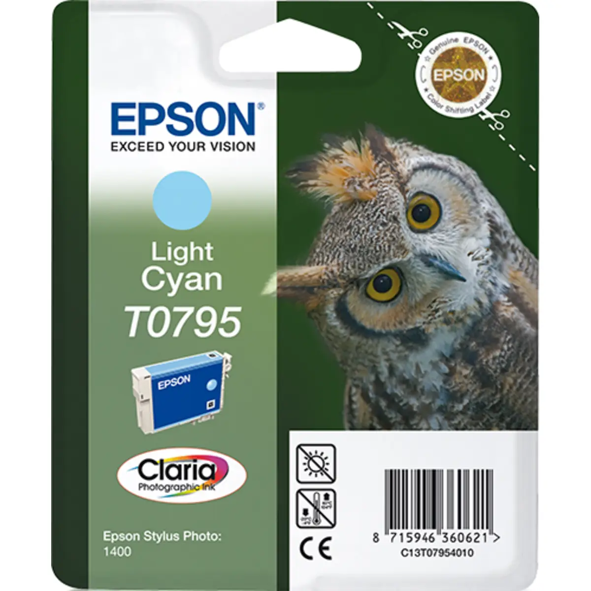 Ink Cartridge C13T07954010 bright cyan