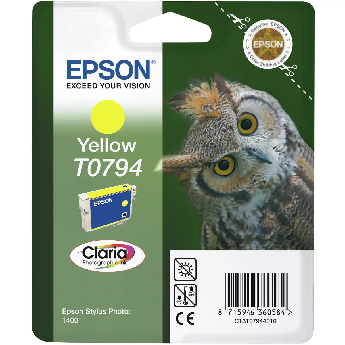 Tintenpatrone C13T07944010 gelb