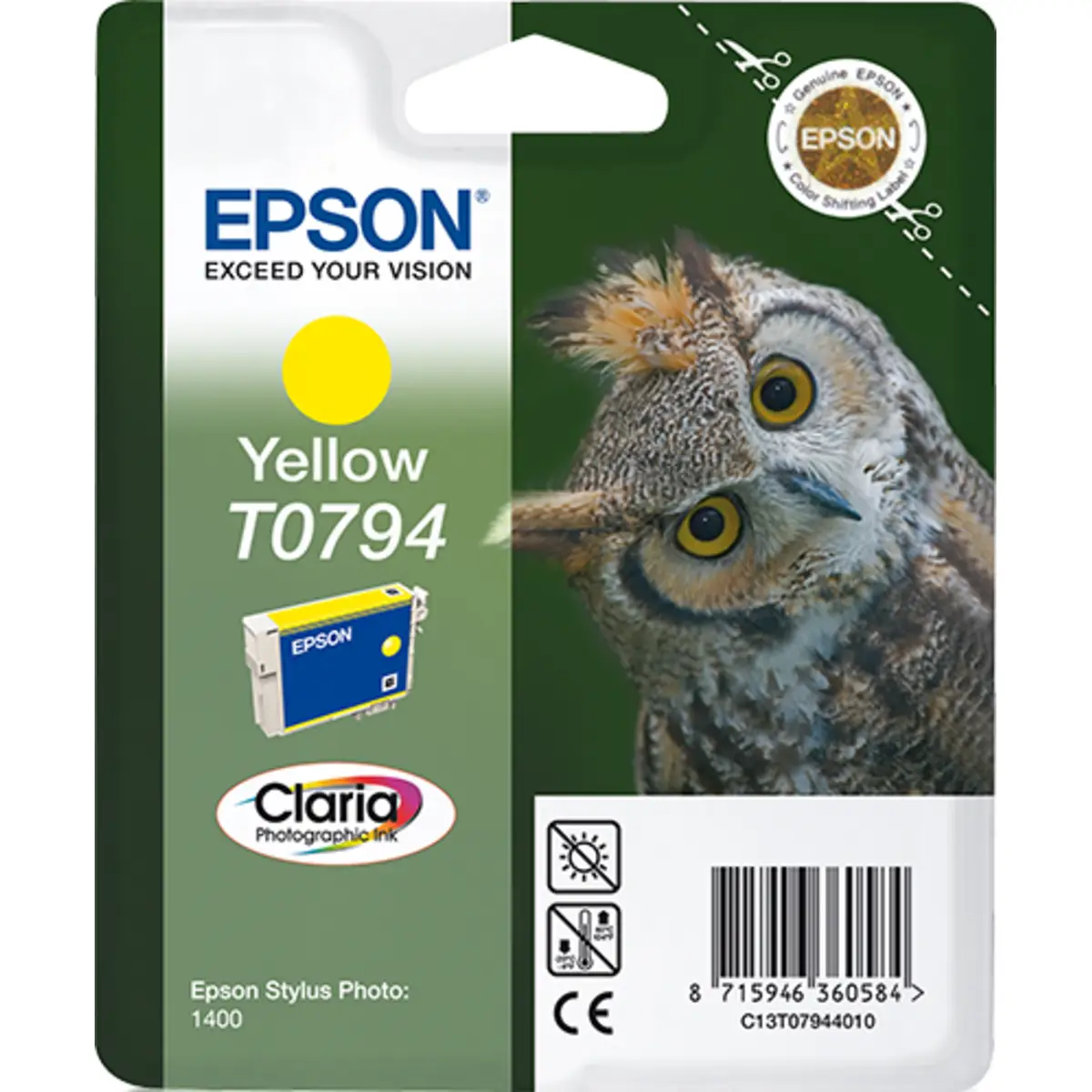 Tintenpatrone C13T07944010 gelb