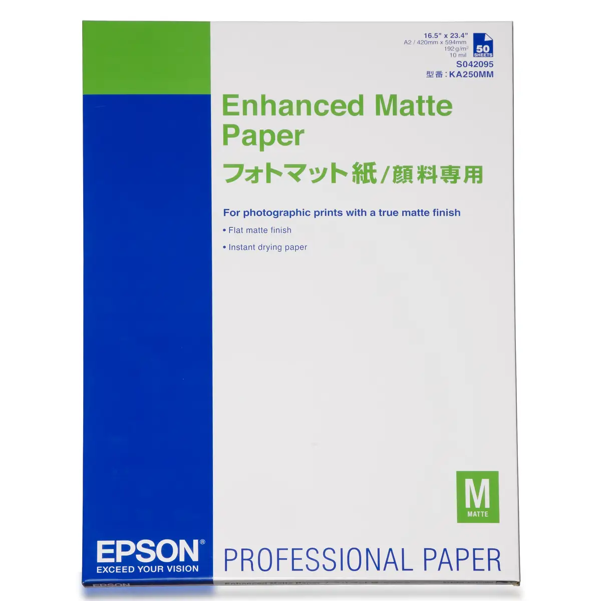 Enhanced Matte Papier A2 189g/qm 50 Blatt