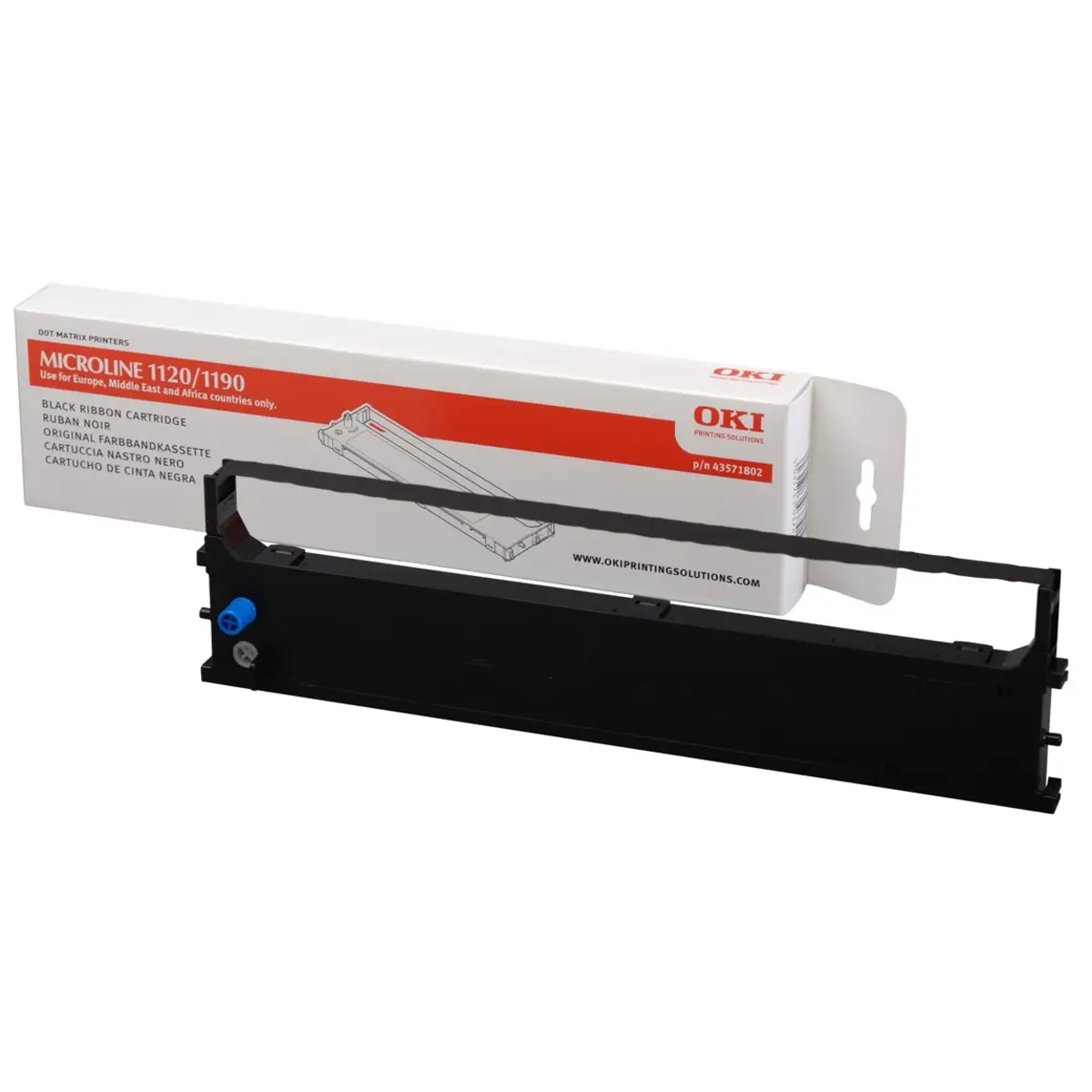 Ribbon for Microline 1120/1190 4Mio Characters black