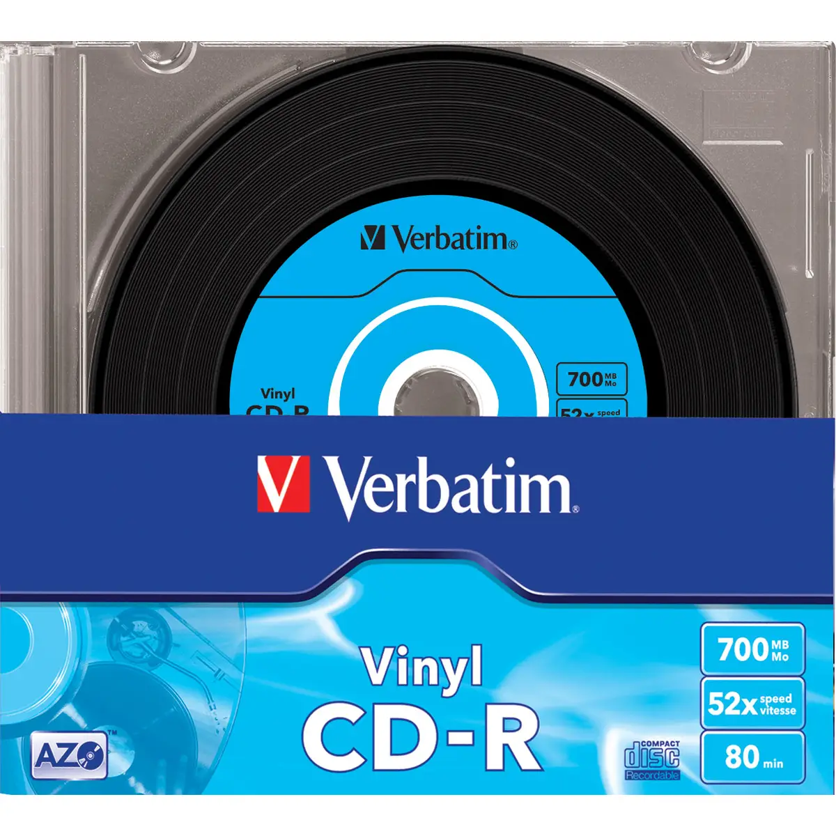 CD-R Rohlinge 700MB 52fach 10er Pack Slim Case