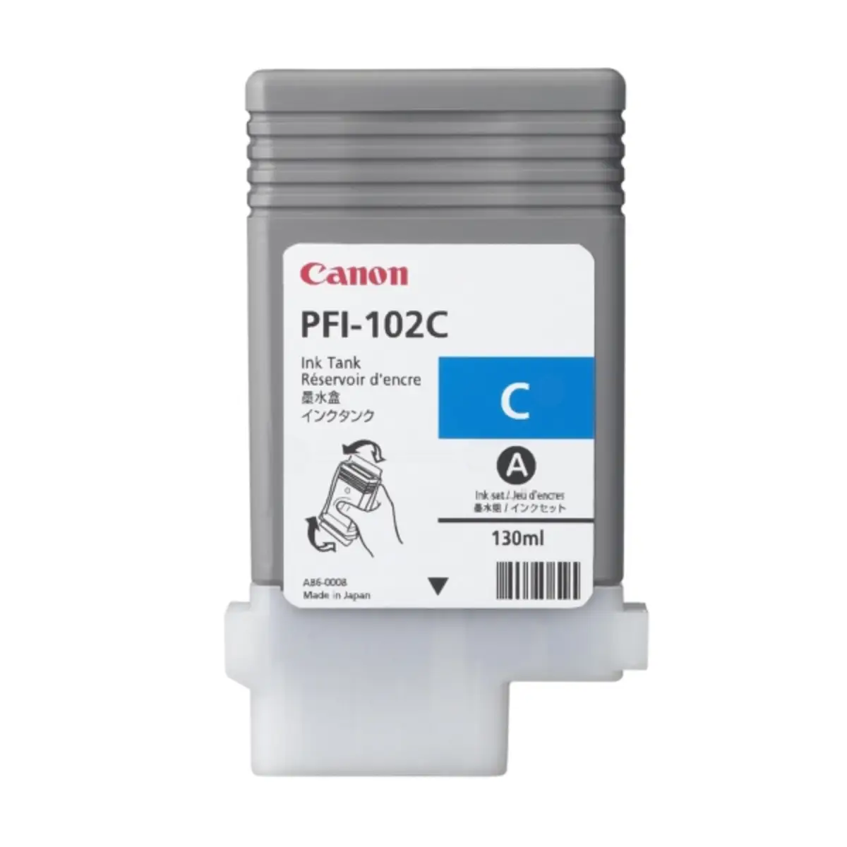 Tintenpatrone PFI-102 cyan