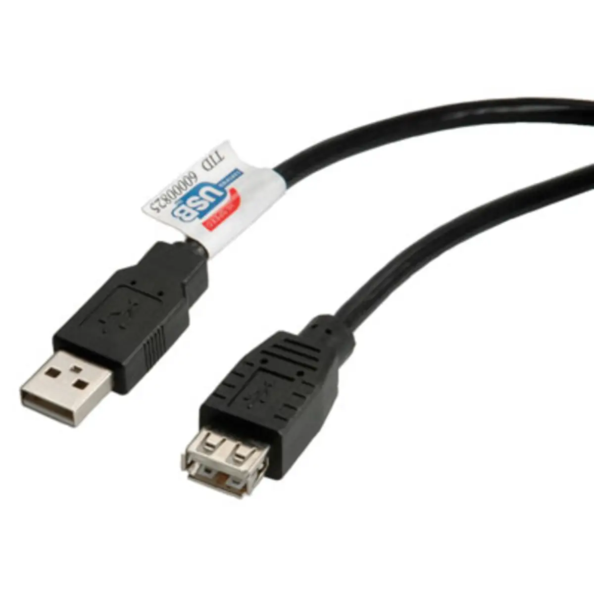 USB2.0 cable Typ A ST/BU shielded 1,8m black