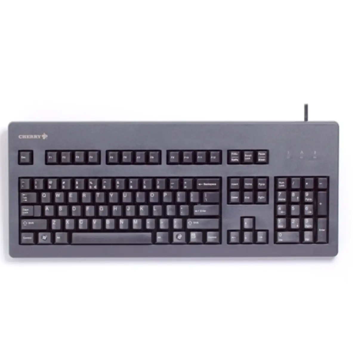 Tastatur G80-3000 PS/2/USB schwarz Tastatur-Layout Deutsch