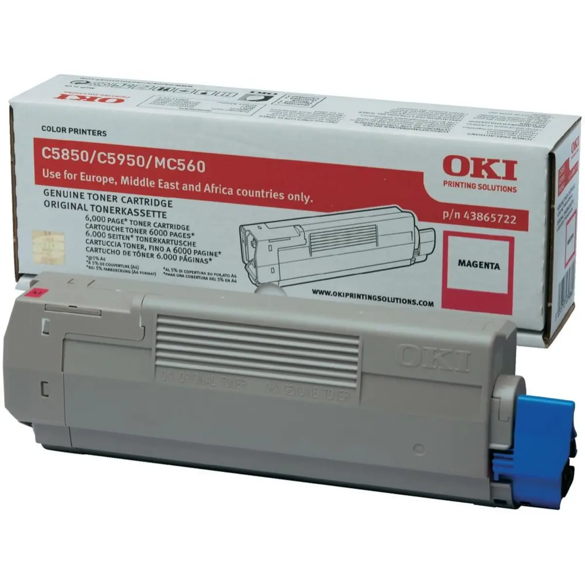 Toner 43865722 ca. 6000 Seiten magenta