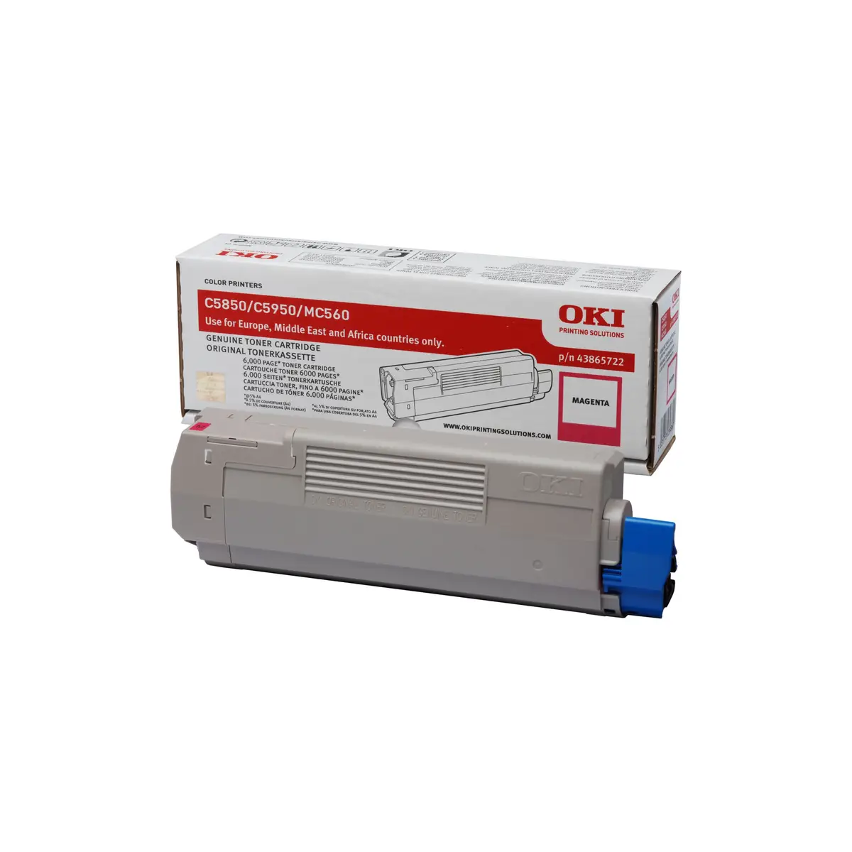 Toner 43865722 ca. 6000 Seiten magenta