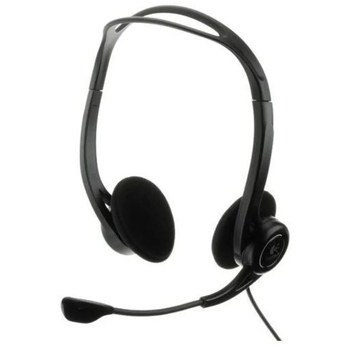 PC 960 Stereo Headset USB Mikrofon mit Rauschunterdrückung Lautstärkeregler und Stummschalter am Kabel