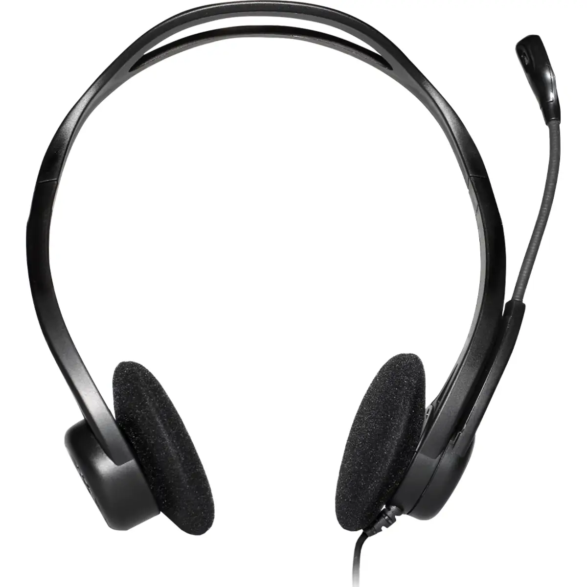 PC 960 Stereo Headset USB Mikrofon mit Rauschunterdrückung Lautstärkeregler und Stummschalter am Kabel