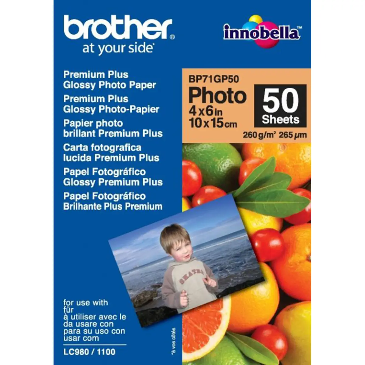 BP-71GP50 Fotopapier A6 50 Blatt 190g/qm für MFC-6490CW