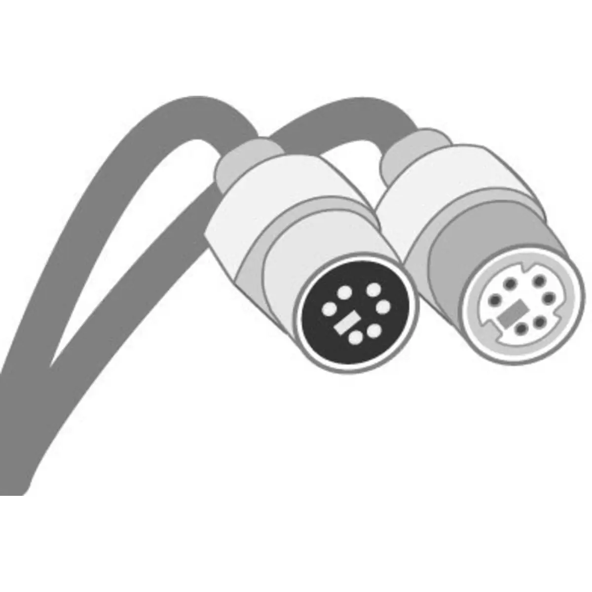 PS/2-Kabel gedreht