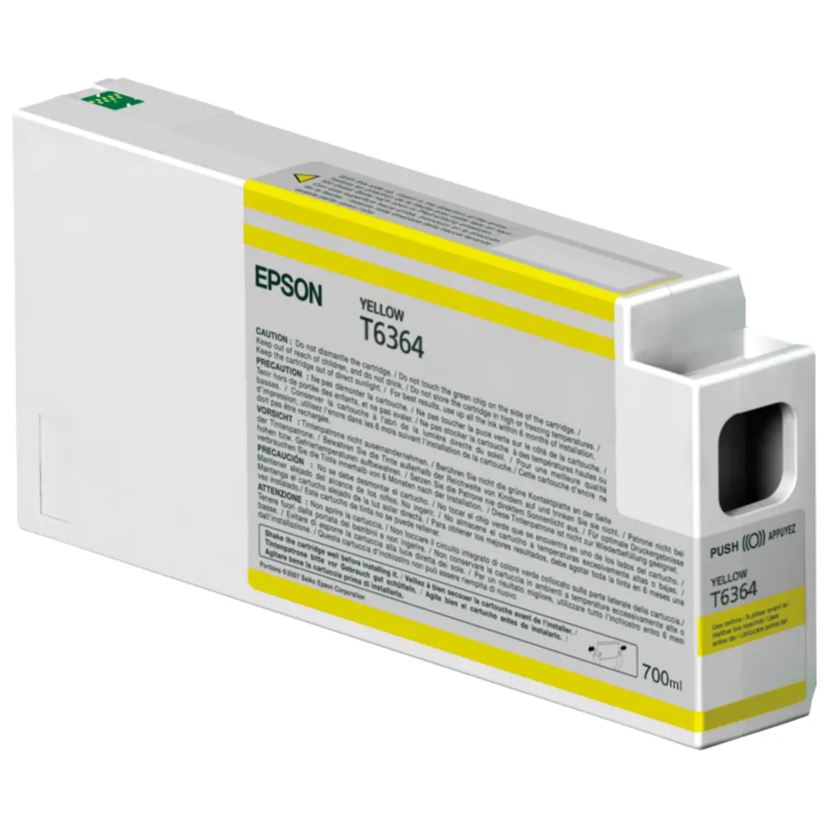 Tintenpatrone C13T636400 gelb
