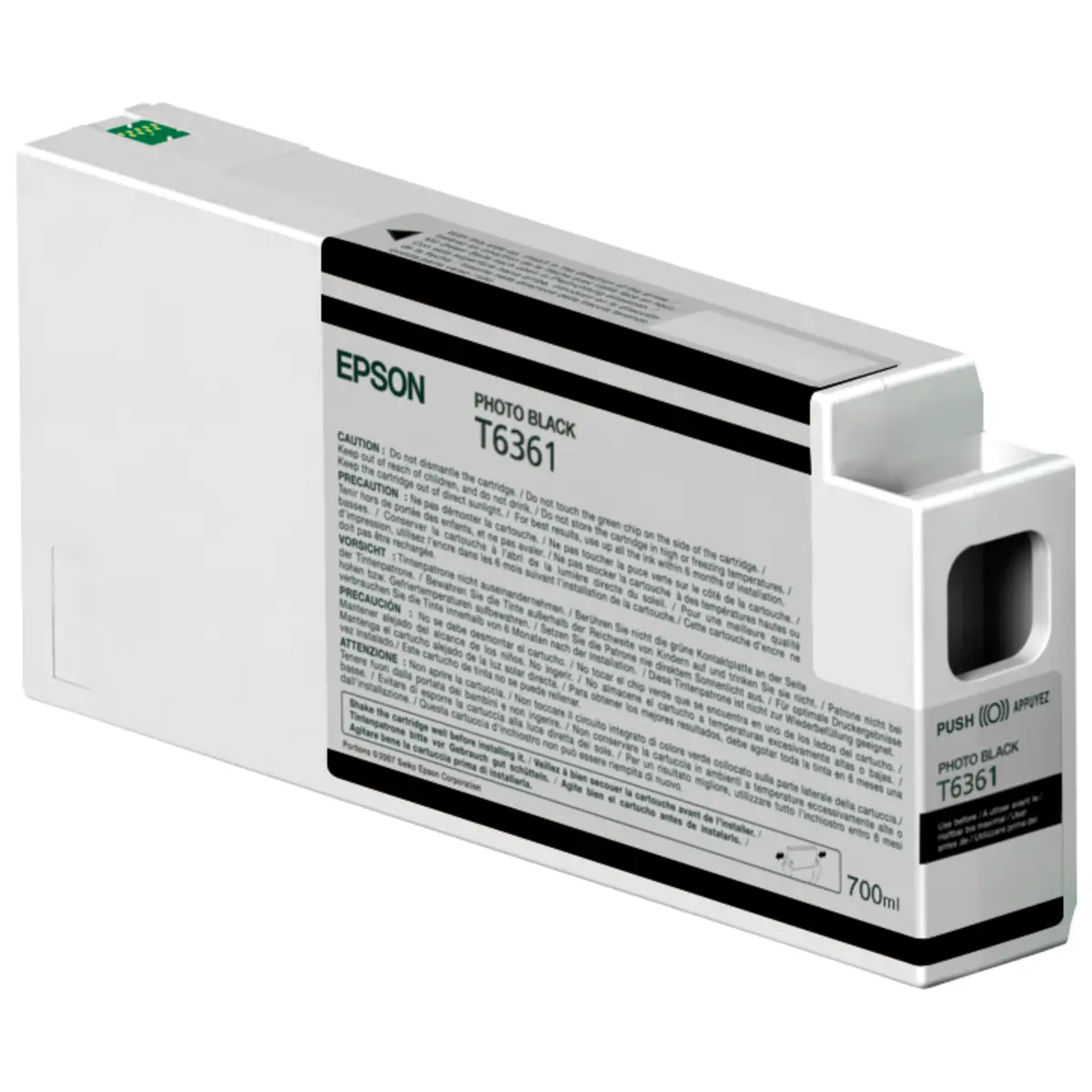 Tintenpatrone C13T636100 schwarz