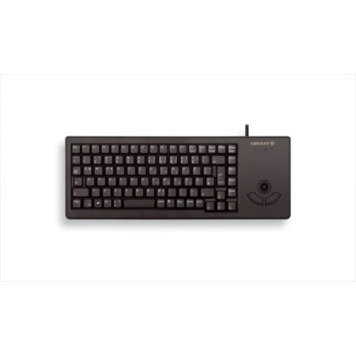 Tastatur G84-5400 USB schwarz Tastatur-Layout US-Englisch