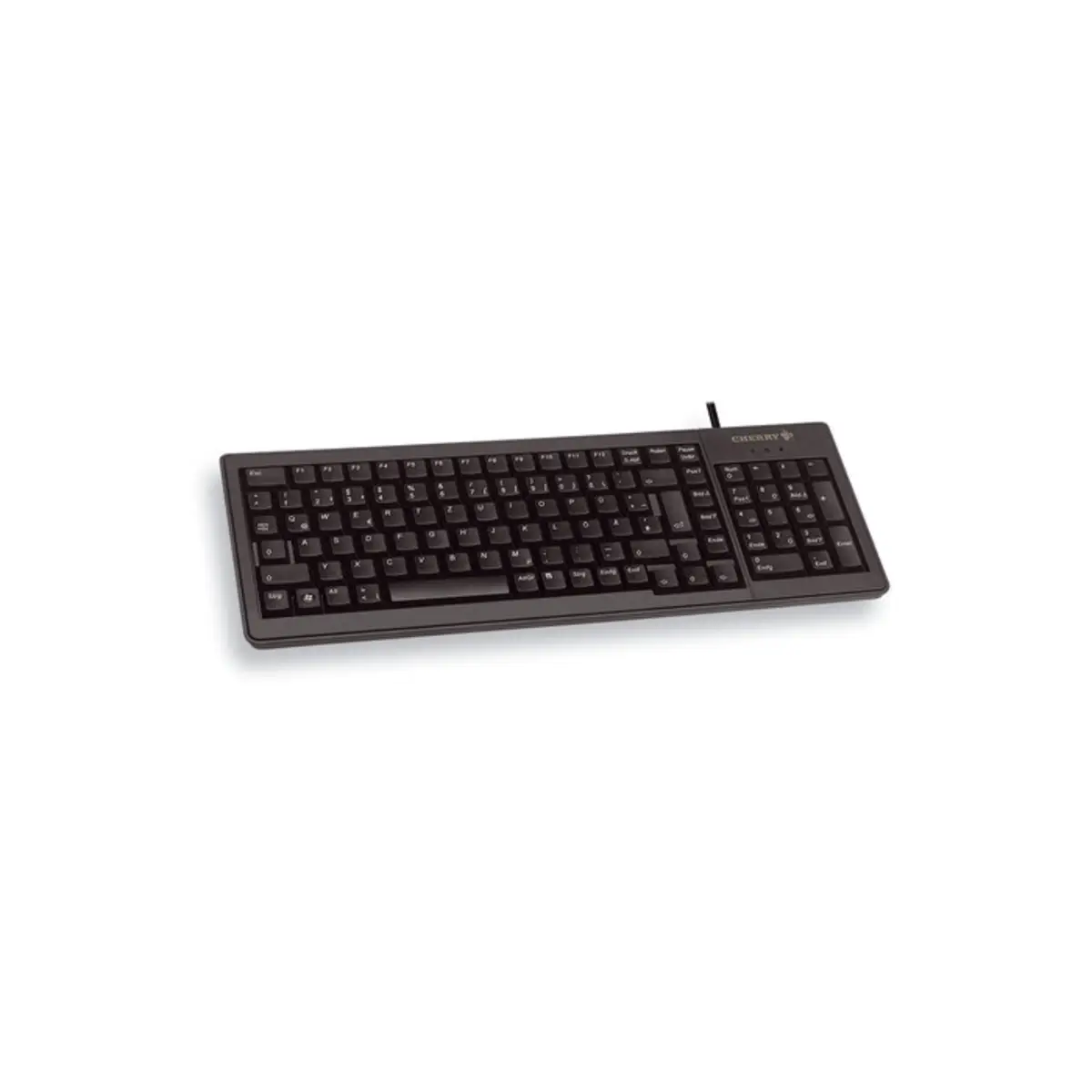 Tastatur G84-5200 USB schwarz Tastatur-Layout Deutsch