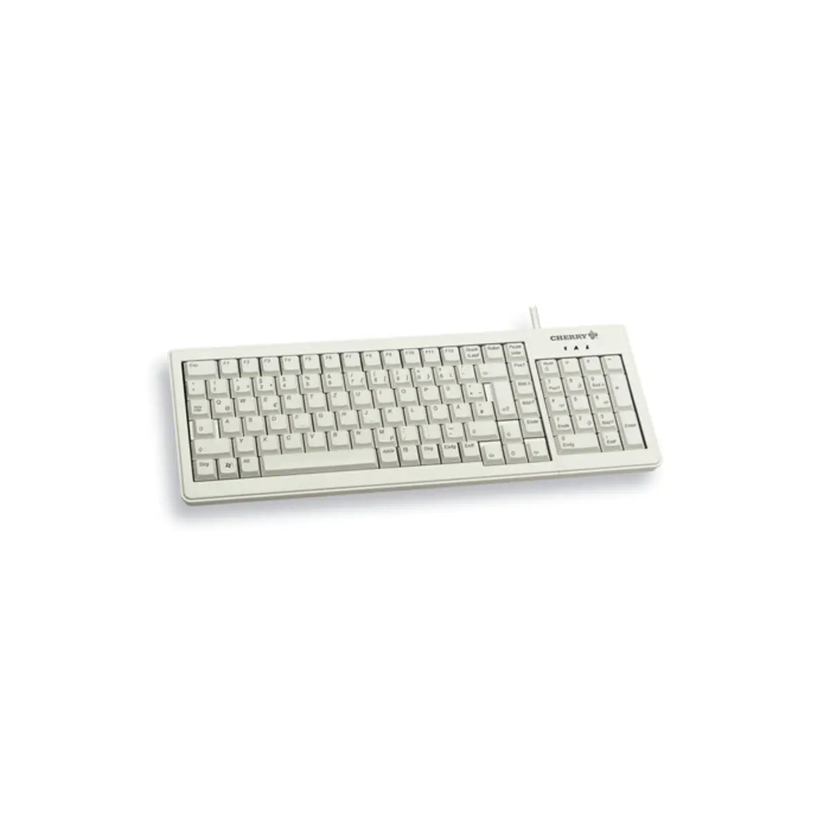 Tastatur G84-5200 USB grau Tastatur-Layout Deutsch