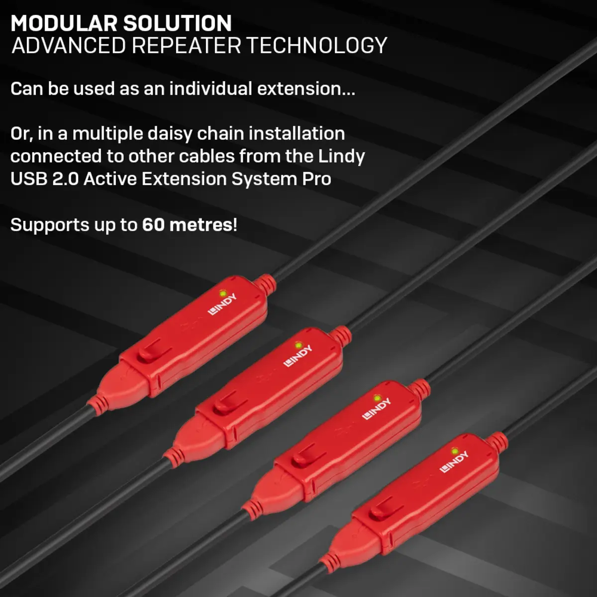 USB 2.0 Extension Hub Kit 12 m