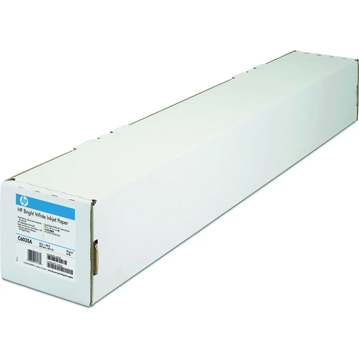 Bright White Inkjet Paper Roll A1 610mm x 45,7m 90g/minch 61,0 cm (24Inch)