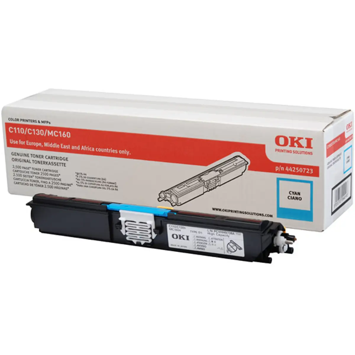 Toner 44250723 ca. 2500 Seiten cyan