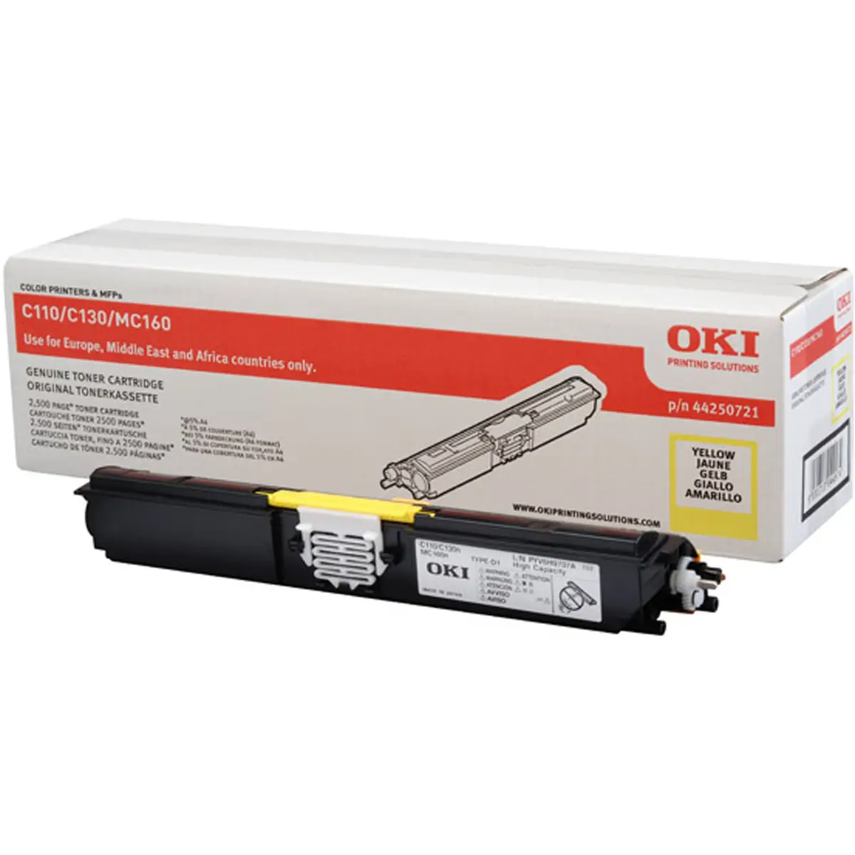 Toner 44250721 ca. 2500 Seiten gelb