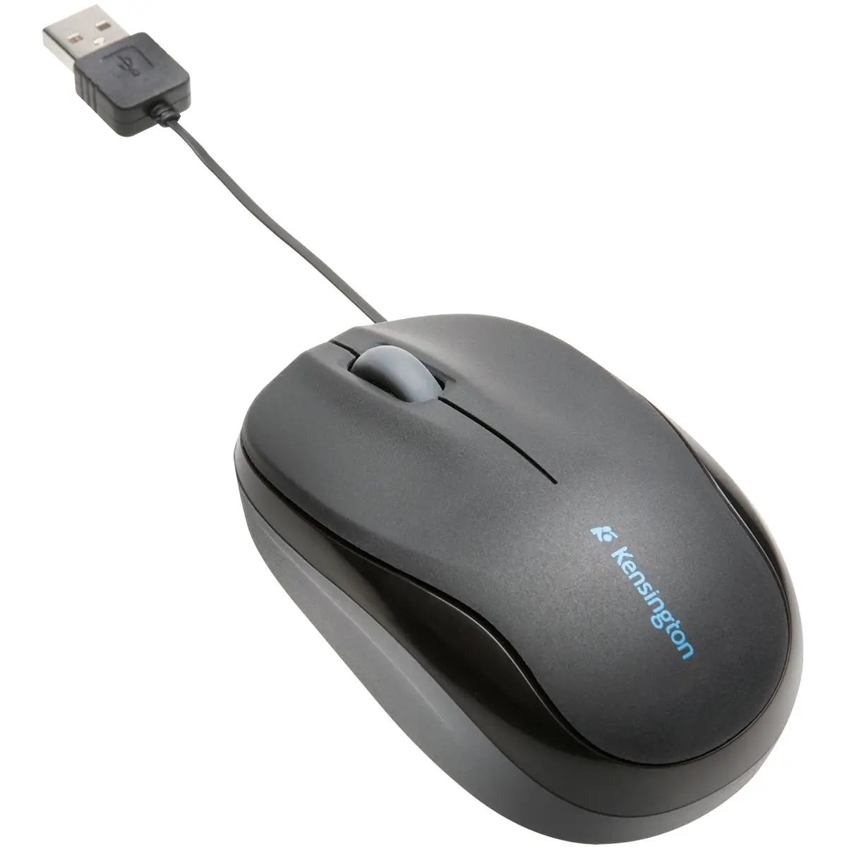 Pro Fit Retractable Mobile Mouse black USB optical