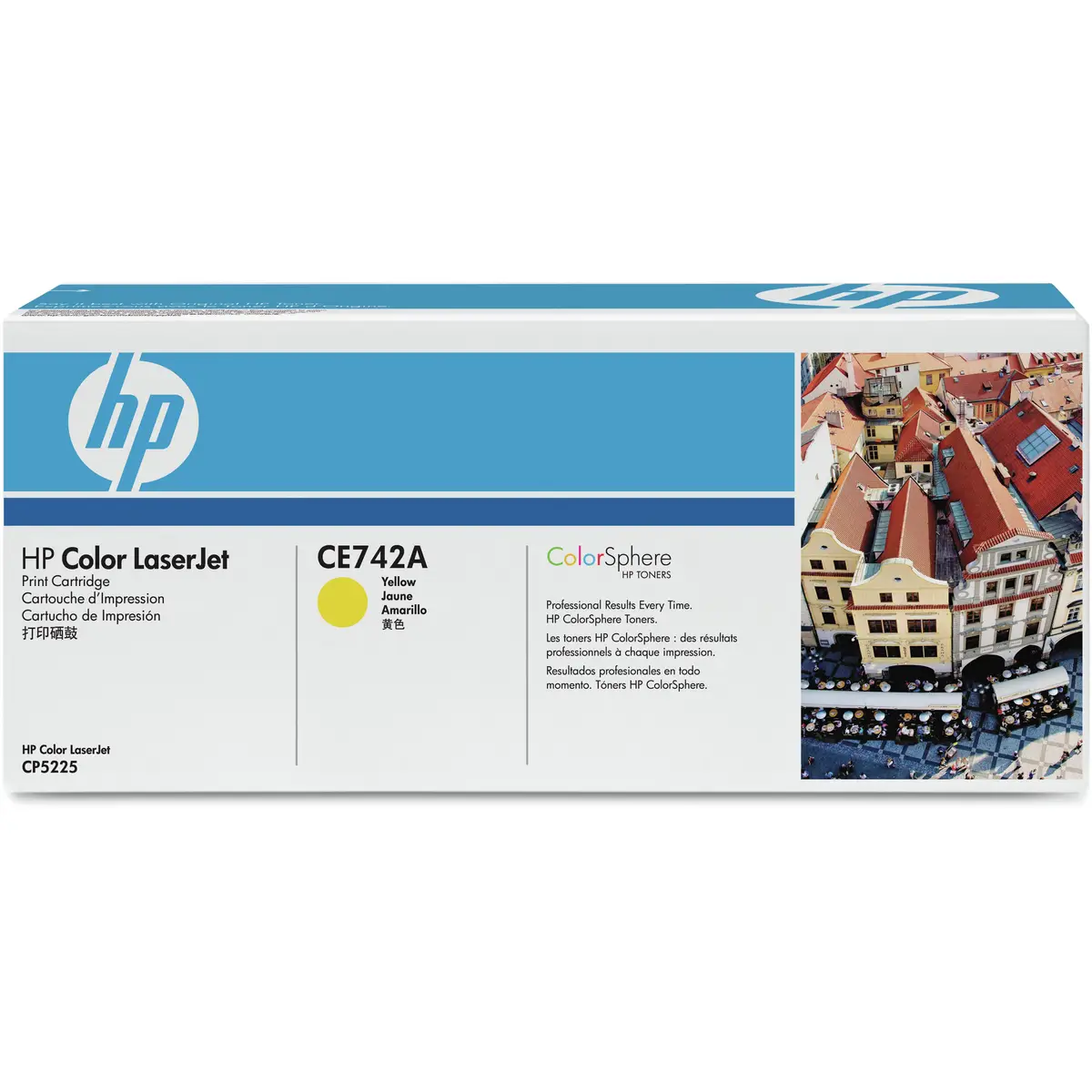 Toner CE742A ca. 7300 Seiten gelb