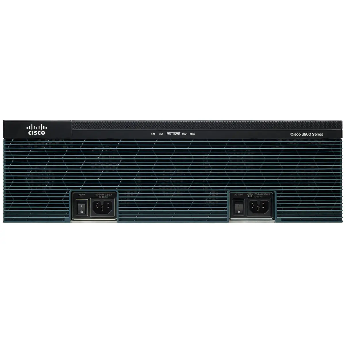 3925 W/SPE100 3GE.4EHWIC Router 1024MB 256MB Flash 4xRJ-45 2xUSB2.0 schwarz