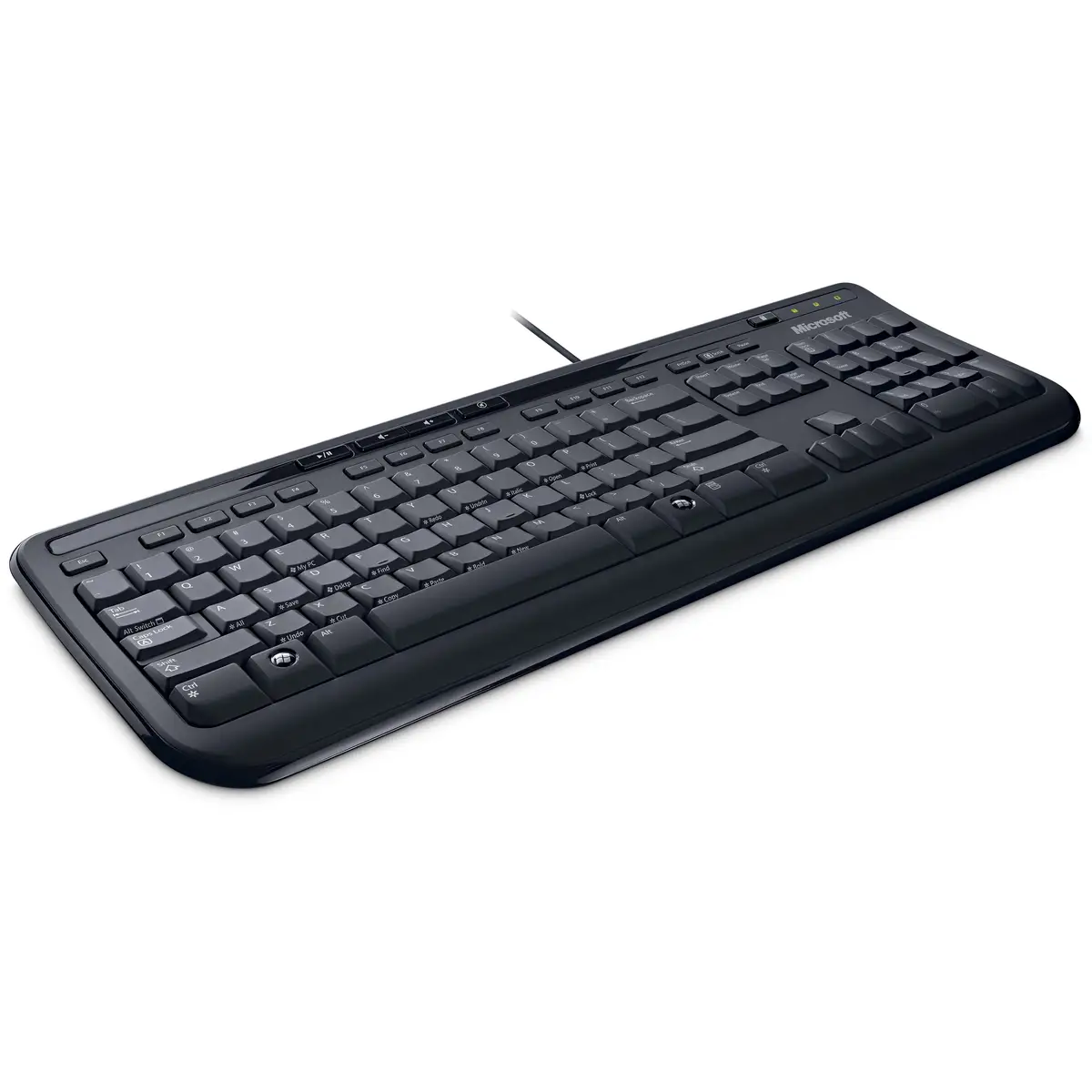 Tastatur Wired Keyboard 600 USB schwarz Tastatur-Layout Englisch