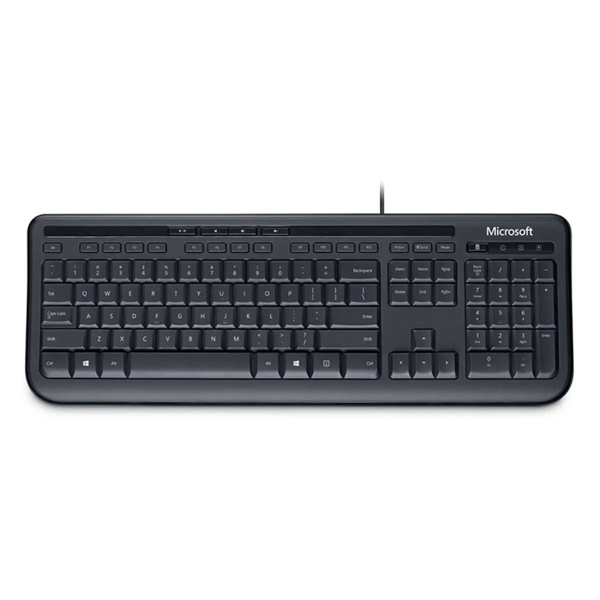 Tastatur Wired Keyboard 600 USB schwarz Tastatur-Layout Englisch