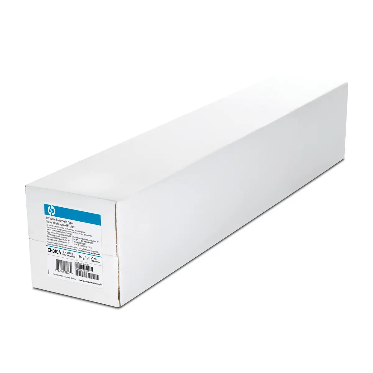 White Satin Poster Papier 106,7cmx61m 136g/m2 für DesignJet L25500