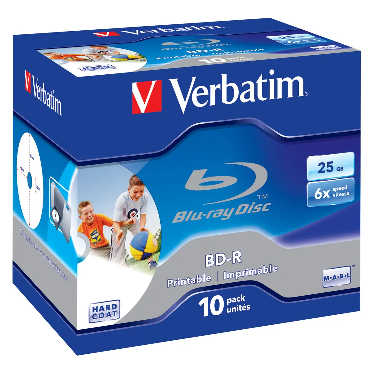 BD-R Single Layer 25GB Printable 10er Pack