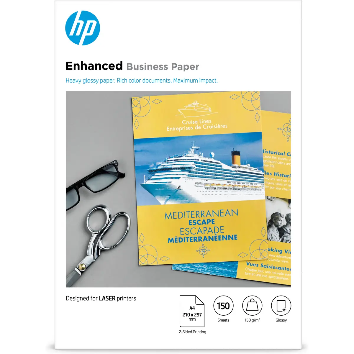 CG965A Laser-Papier glänzend A4 150 Blatt 150g