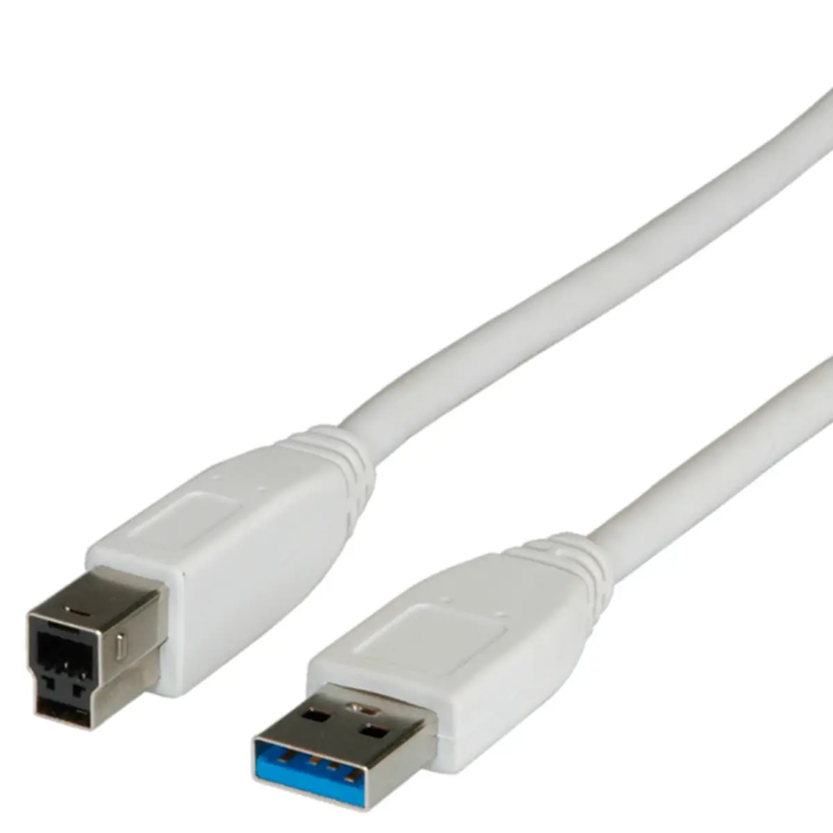 USB3.0 cable plug A/plug B white 1,8m