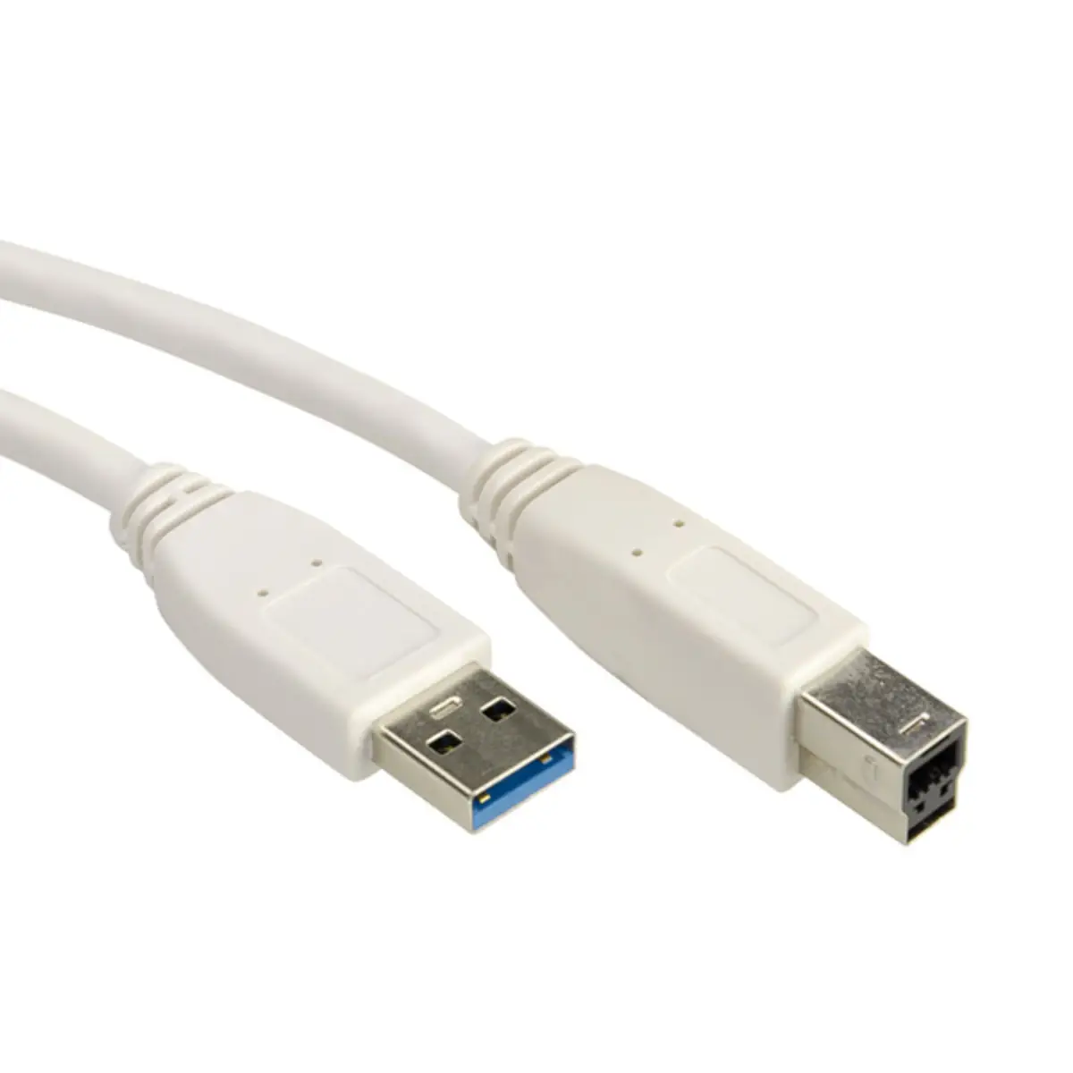 USB3.0 cable plug A/plug B white 1,8m