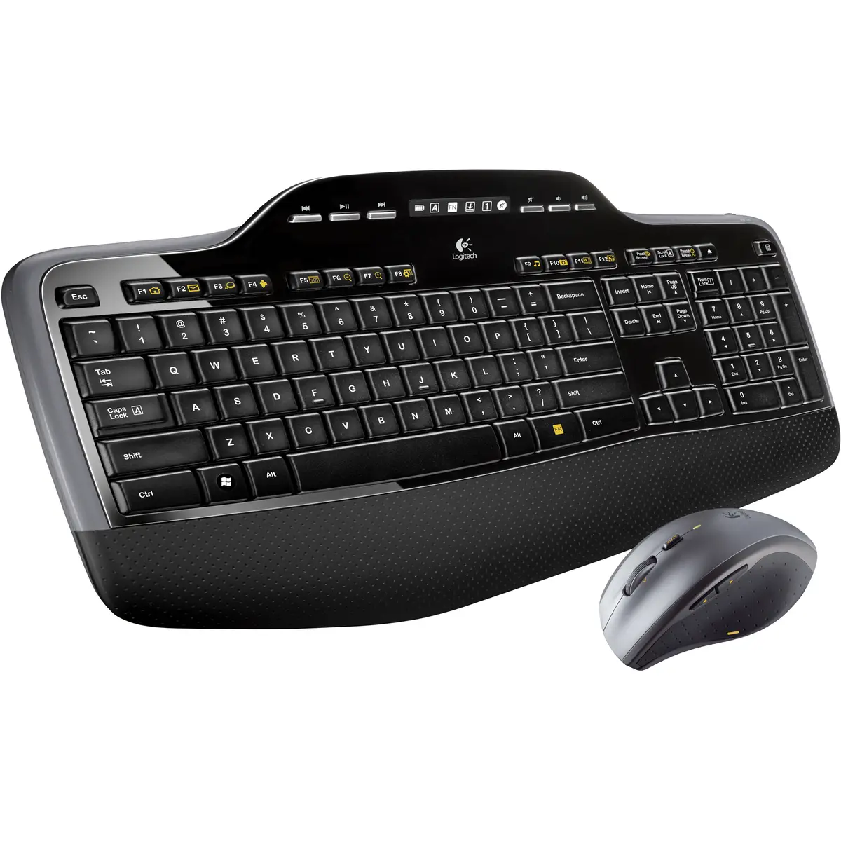 MK710 Wireless Desktop Tastatur/Mouse-Set schwarz deutsch inkl. USB2.0 Empfänger