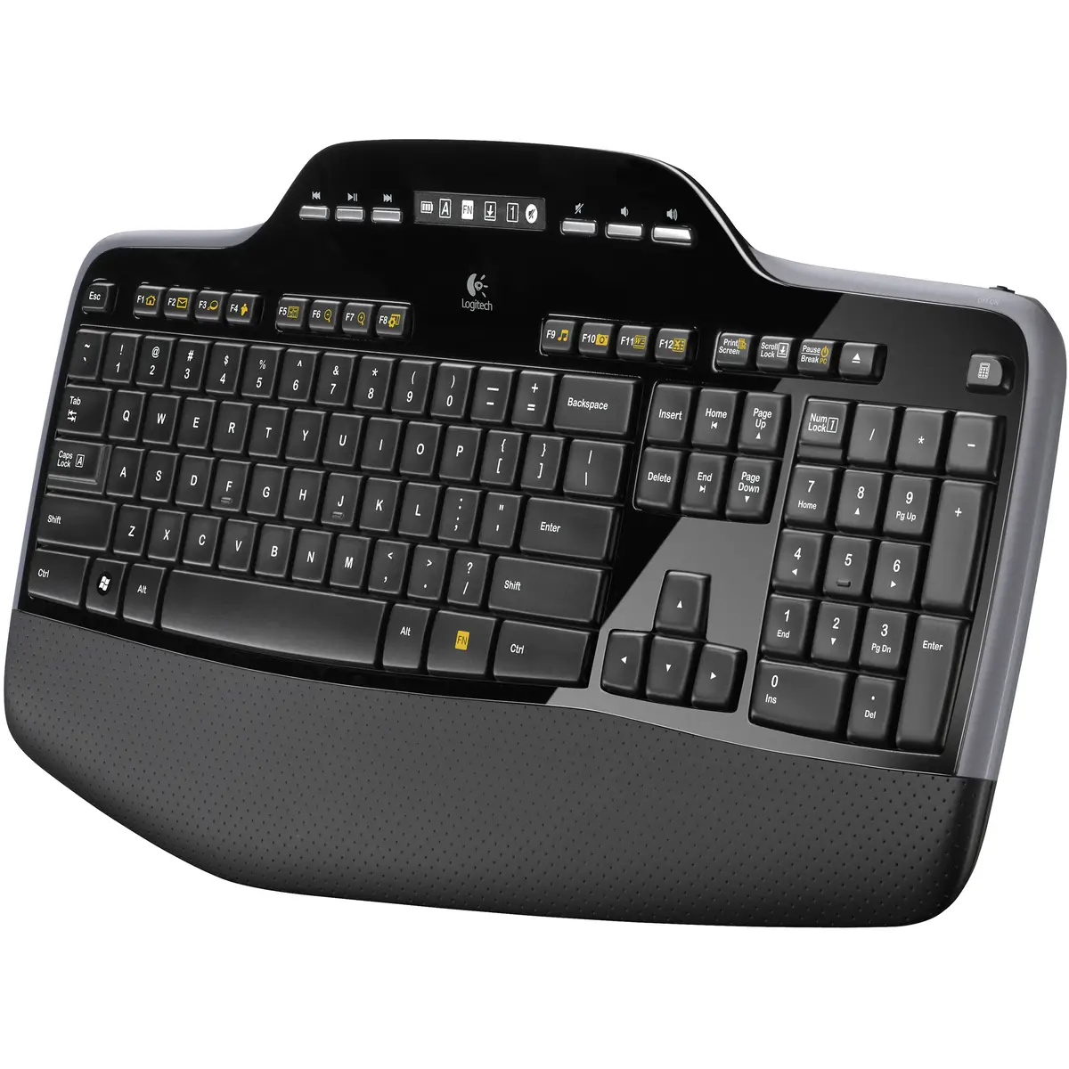MK710 Wireless Desktop Tastatur/Mouse-Set schwarz deutsch inkl. USB2.0 Empfänger