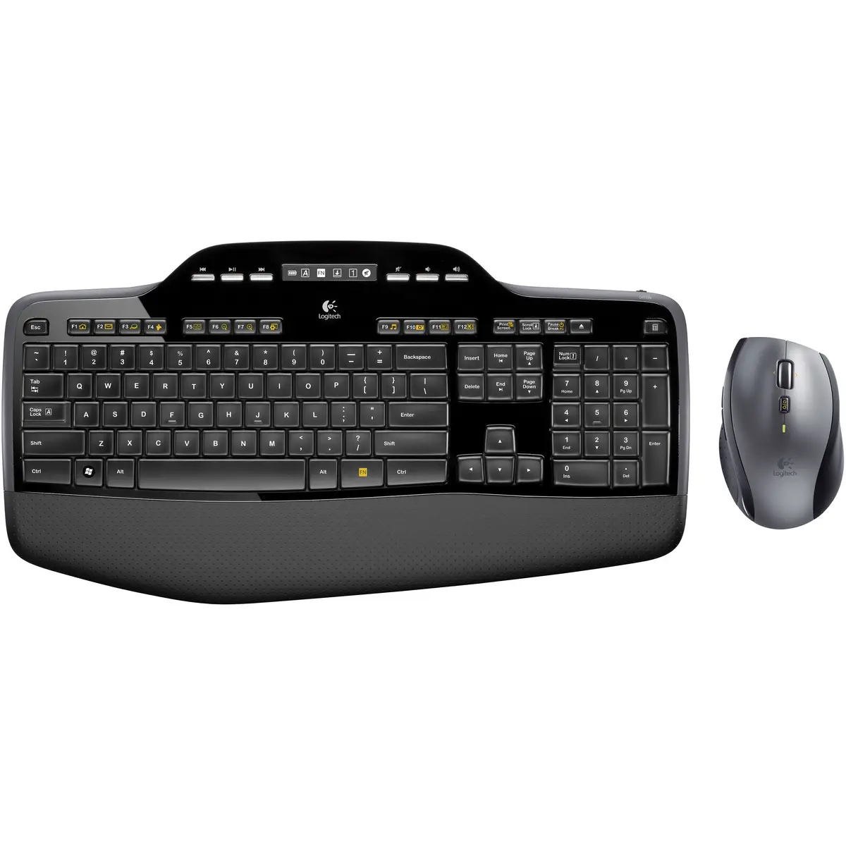 MK710 Wireless Desktop Tastatur/Mouse-Set schwarz deutsch inkl. USB2.0 Empfänger