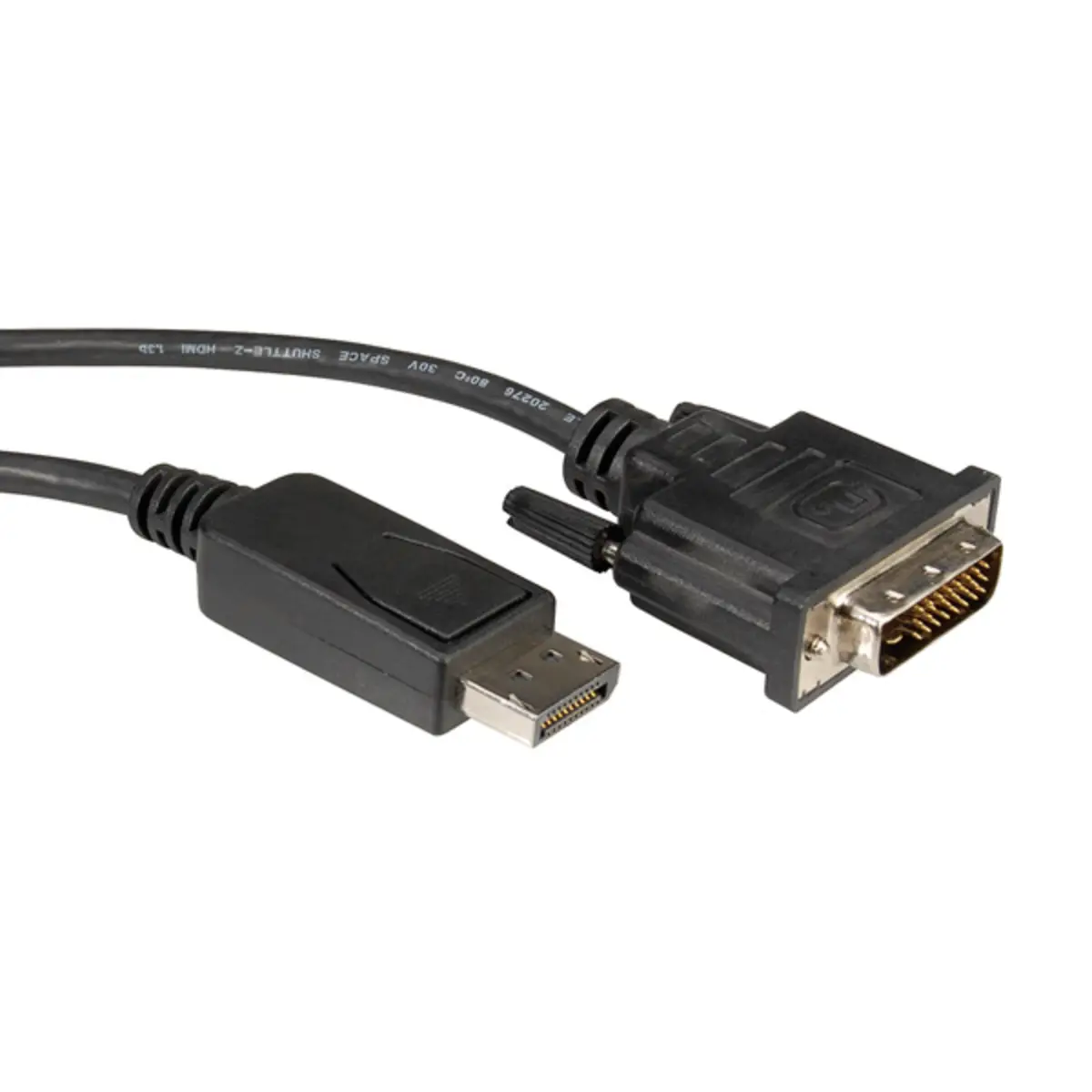 DisplayPort Kabel DisplayPort/DVI Stecker/Stecker Schwarz 2m
