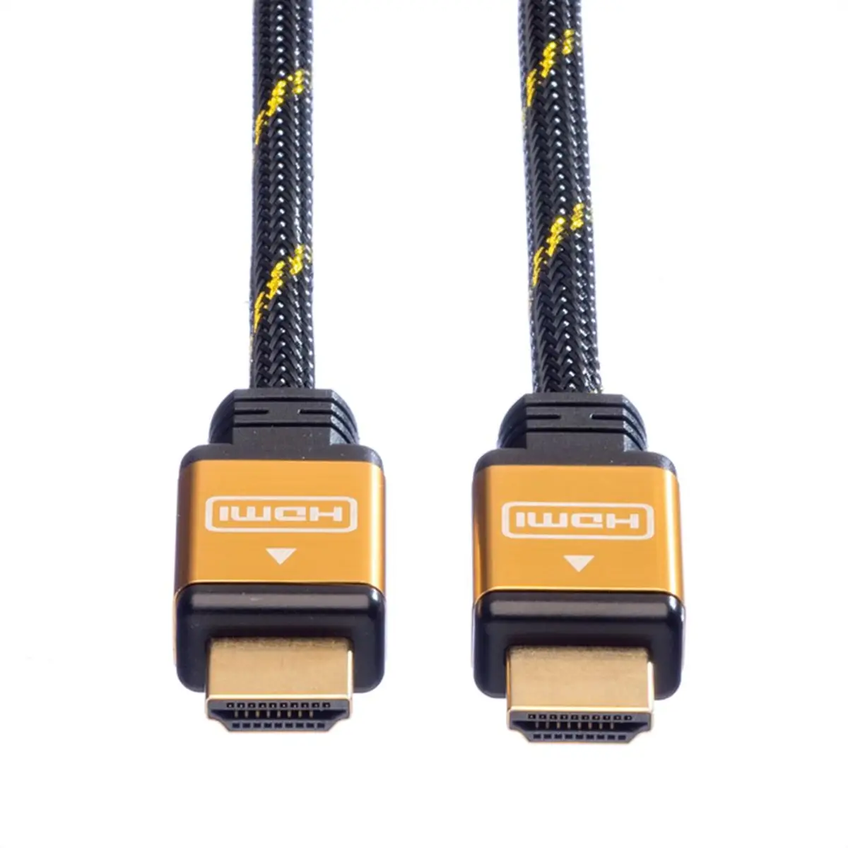 Gold HDMI Kabel Stecker/Stecker Schwarz 5 m