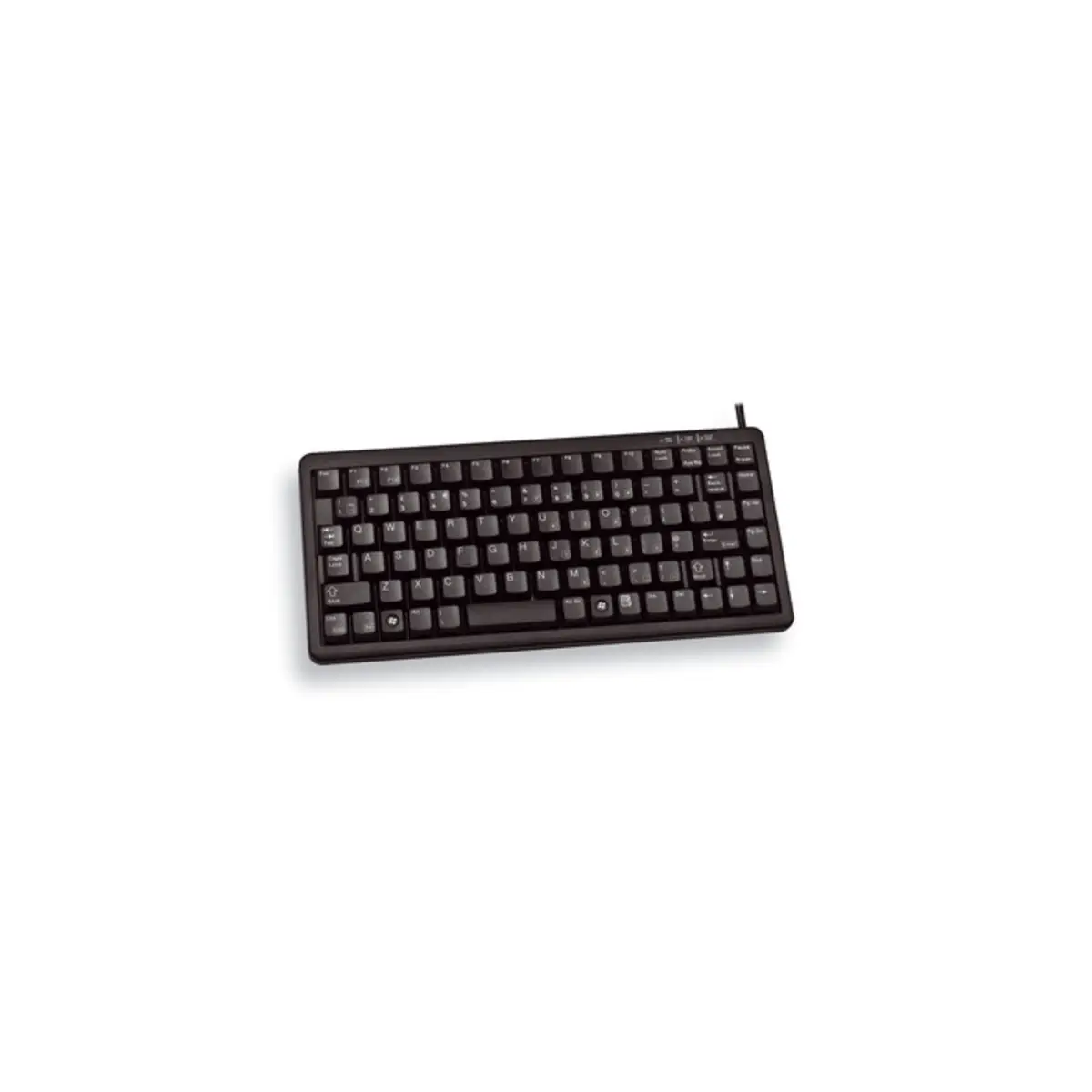 Tastatur G84-4100 PS/2/USB schwarz Tastatur-Layout US-Englisch