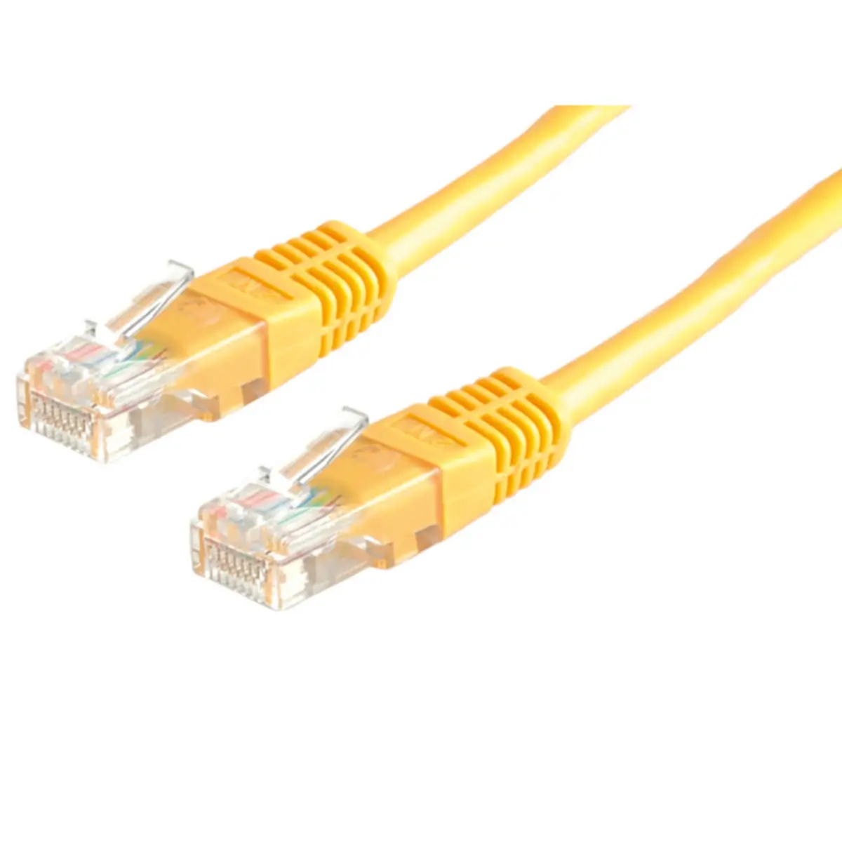 Patchkabel RJ-45 U/UTP Cat6 Gelb 5m